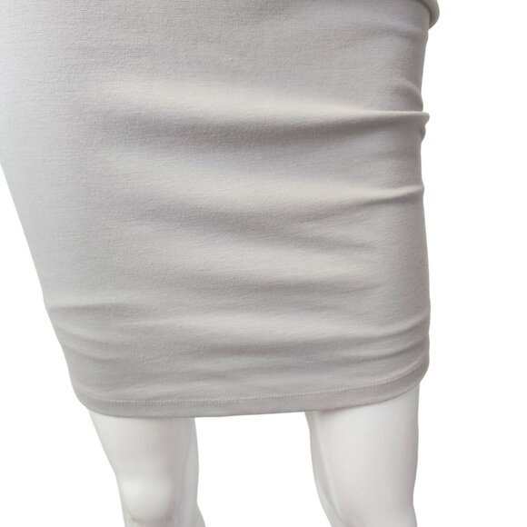 Bebe Interweave Deep V Dress Gray Small NWT - Picture 6 of 16